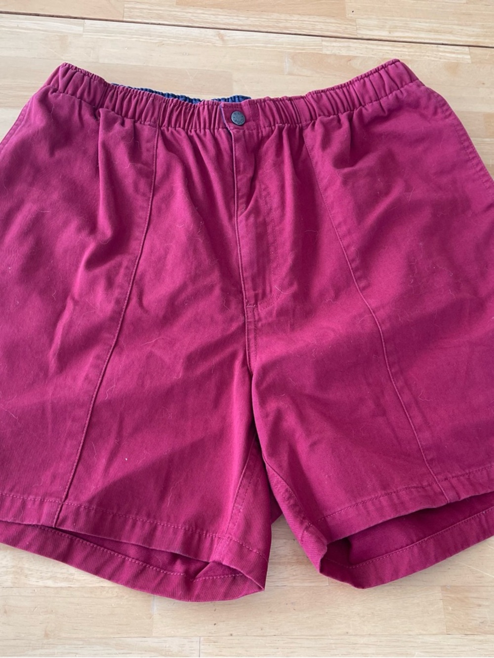 Vintage Polo Ralph Lauren Shorts Mens Large Red 6” Prepster Snap Beach Surf